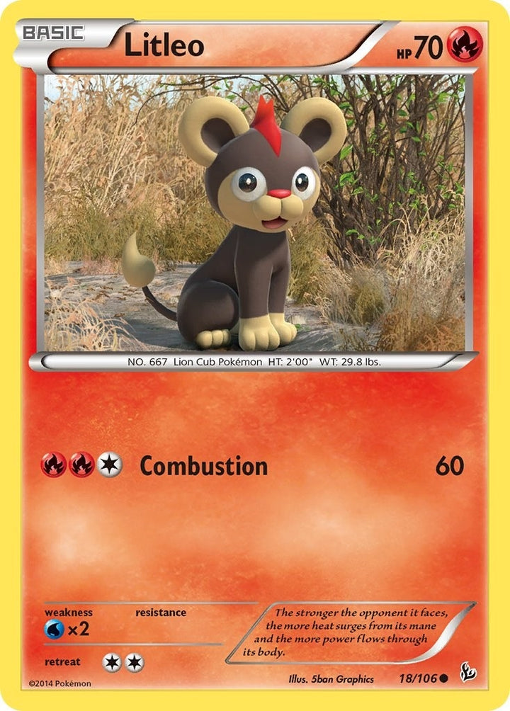 Image for Litleo (18) (18/106) (FLF) - Pokemon