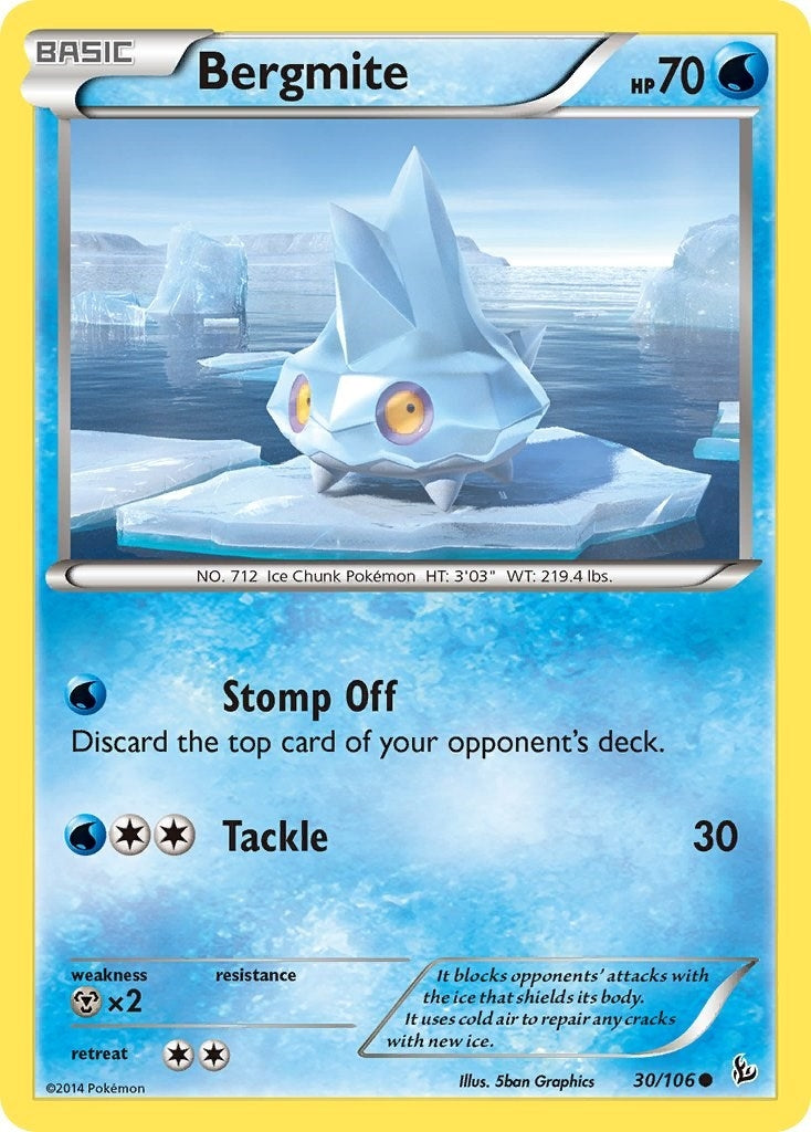 Image for Bergmite (30/106) (FLF) - Pokemon