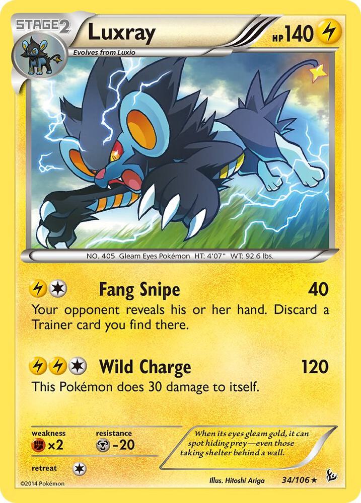 Image for Luxray (34/106) (FLF) - Pokemon