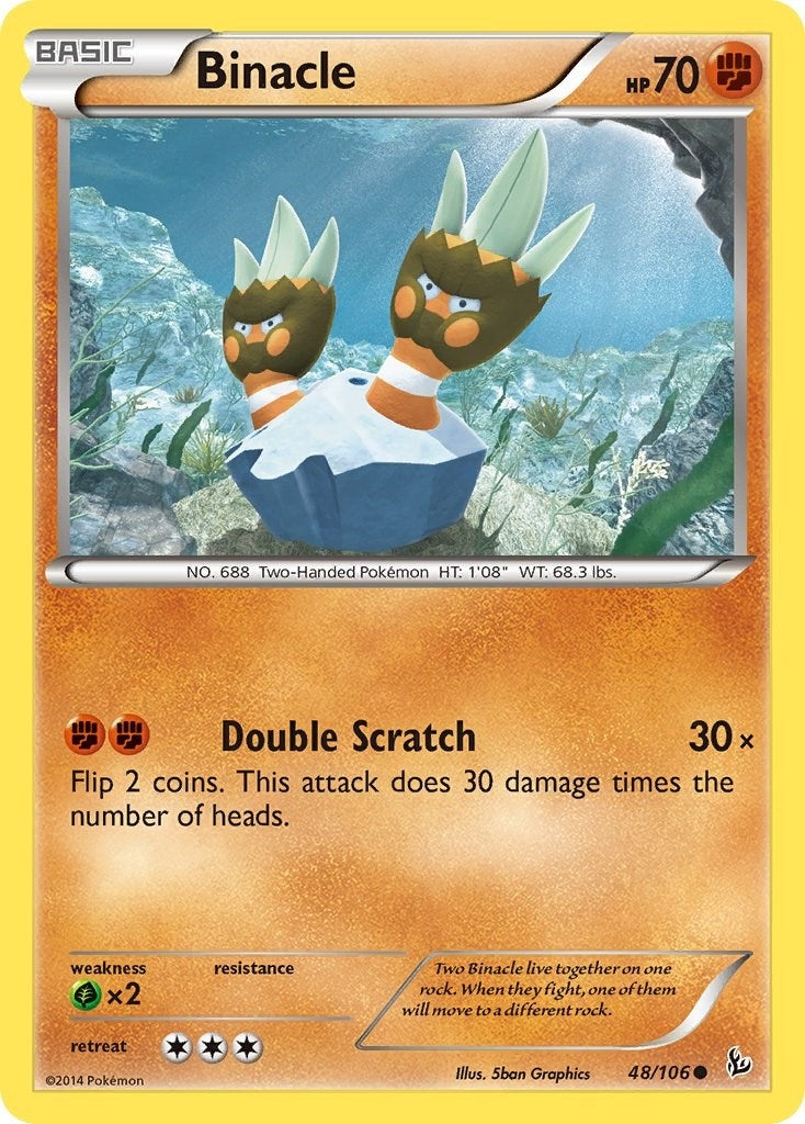 Image for Binacle (48/106) (FLF) - Pokemon