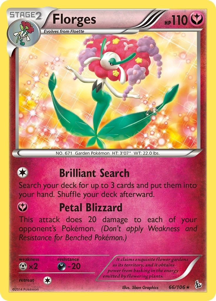 Image for Florges (66/106) (FLF) - Pokemon