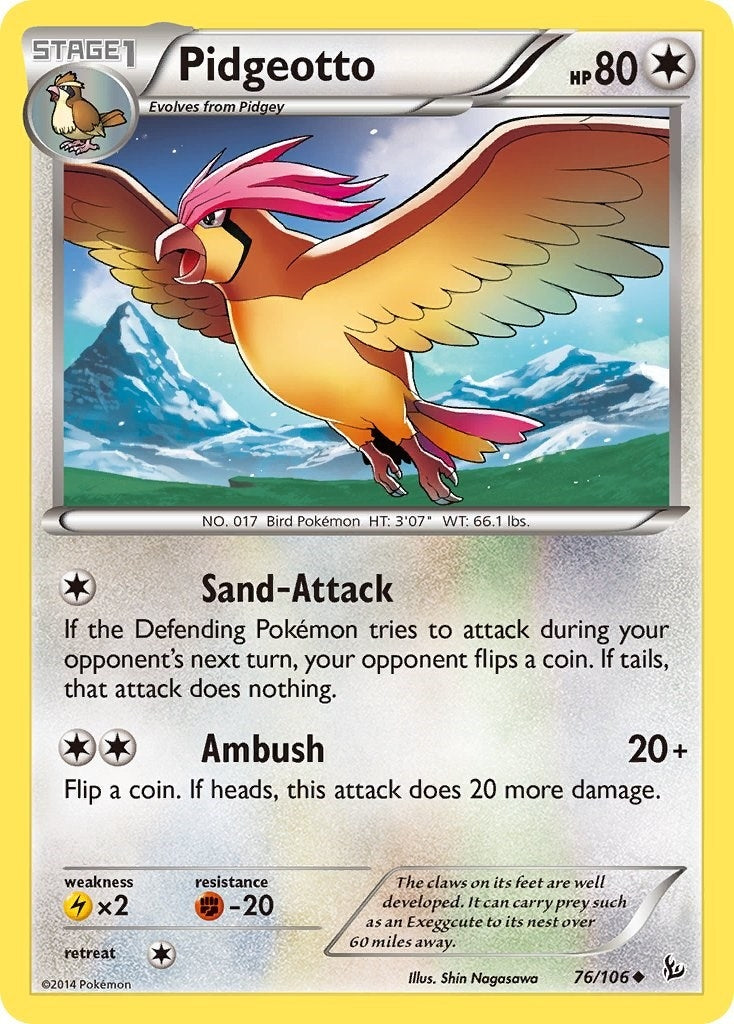 Image for Pidgeotto (76/106) (FLF) - Pokemon