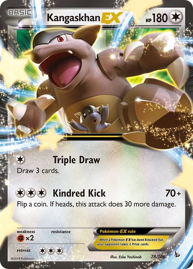 Image for Kangaskhan EX (78/106) (FLF) - Pokemon