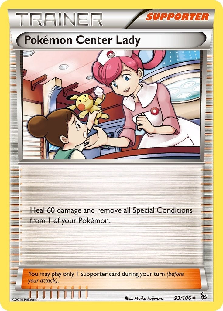 Image for Pokemon Center Lady (93/106) (FLF) - Pokemon