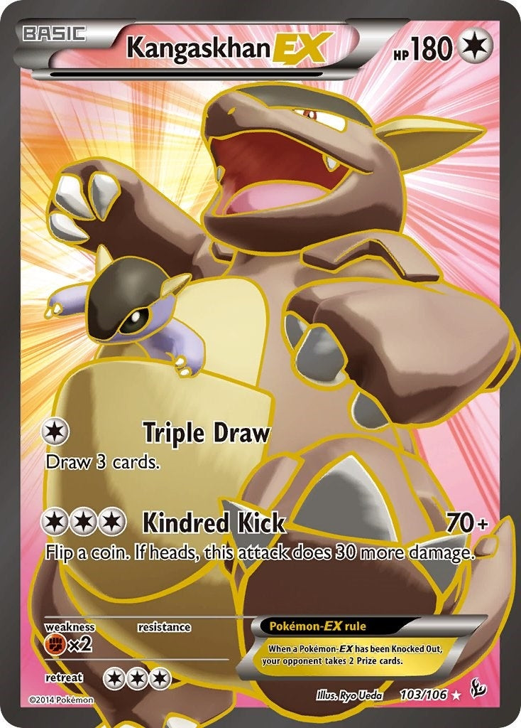 Image for Kangaskhan EX (103 Full Art) (103/106) (FLF) - Pokemon