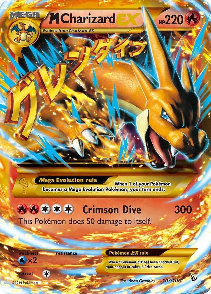 Image for M Charizard EX (Y) (Secret) (107/106) (FLF) - Pokemon