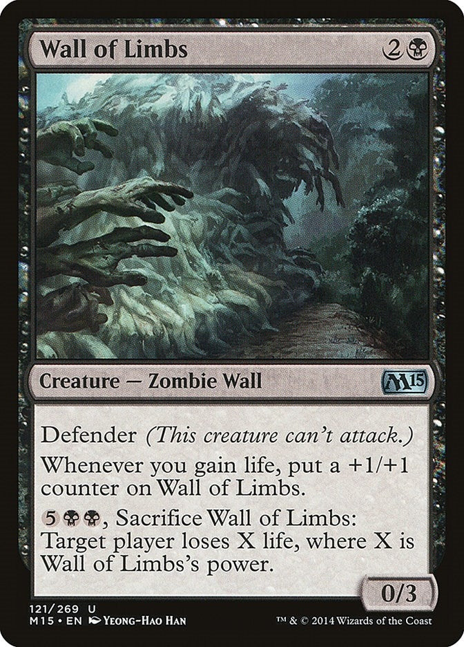 Image for Wall of Limbs (121) - Magic: The Gathering