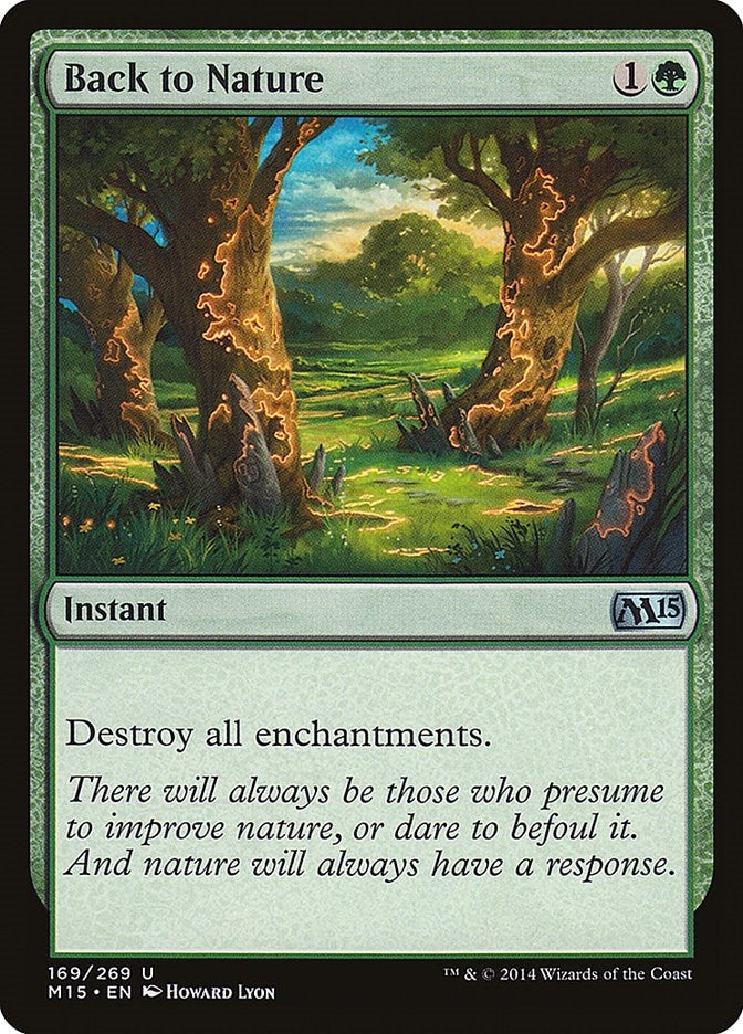 Image for Back to Nature (169) - Magic: The Gathering