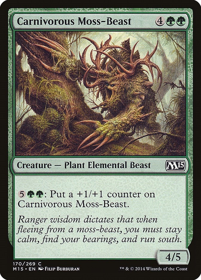 Image for Carnivorous Moss-Beast (170) (M15) - Magic: The Gathering