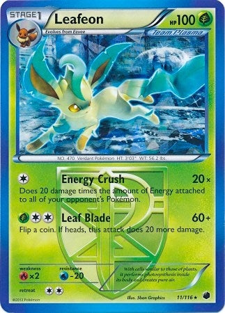 Image for Leafeon - 11/116 (BW Plasma Freeze) (011/116) (PR) - Pokemon