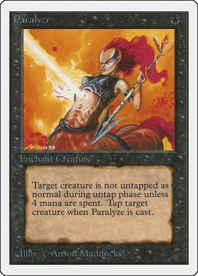 Image for Paralyze - Magic: The Gathering