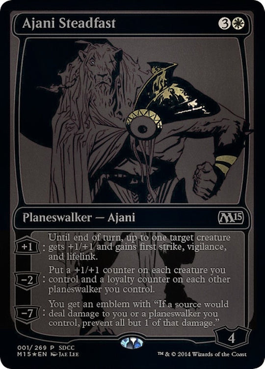 Image for Ajani Steadfast (SDCC 2014 Exclusive) (1) (MEDIA) - Magic: The Gathering