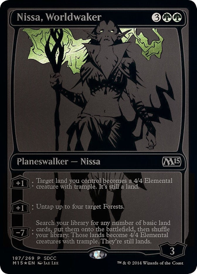 Image for Nissa, Worldwaker (SDCC 2014 Exclusive) (187) - Magic: The Gathering