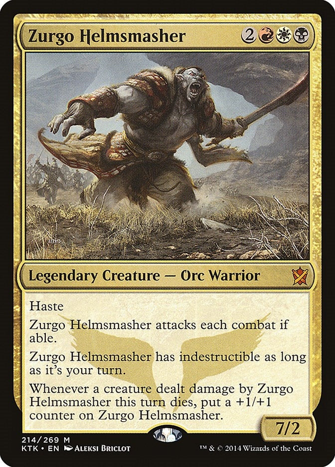 Image for Zurgo Helmsmasher (214) - Magic: The Gathering