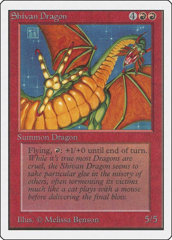 Image for Shivan Dragon - Magic: The Gathering
