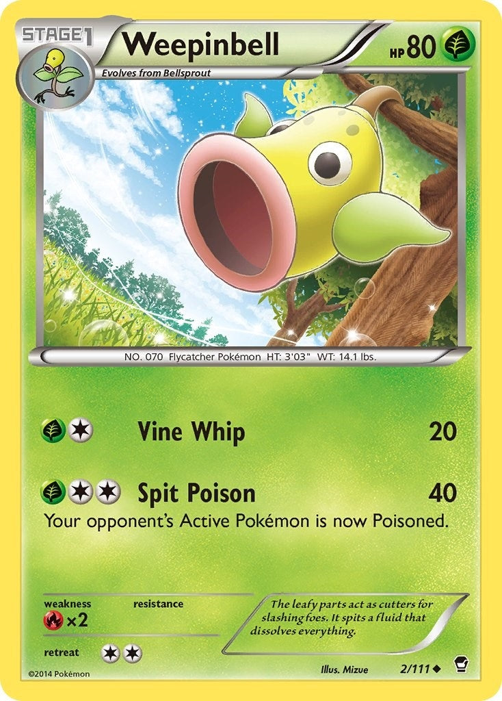 Image for Weepinbell (2/111) (FFI) - Pokemon