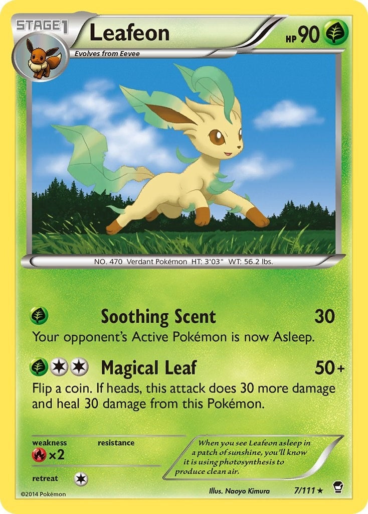 Image for Leafeon (7/111) (FFI) - Pokemon
