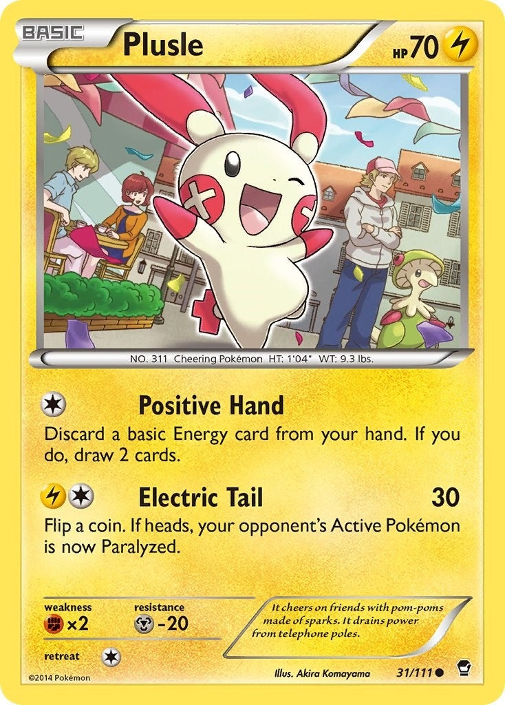 Image for Plusle (31/111) (FFI) - Pokemon