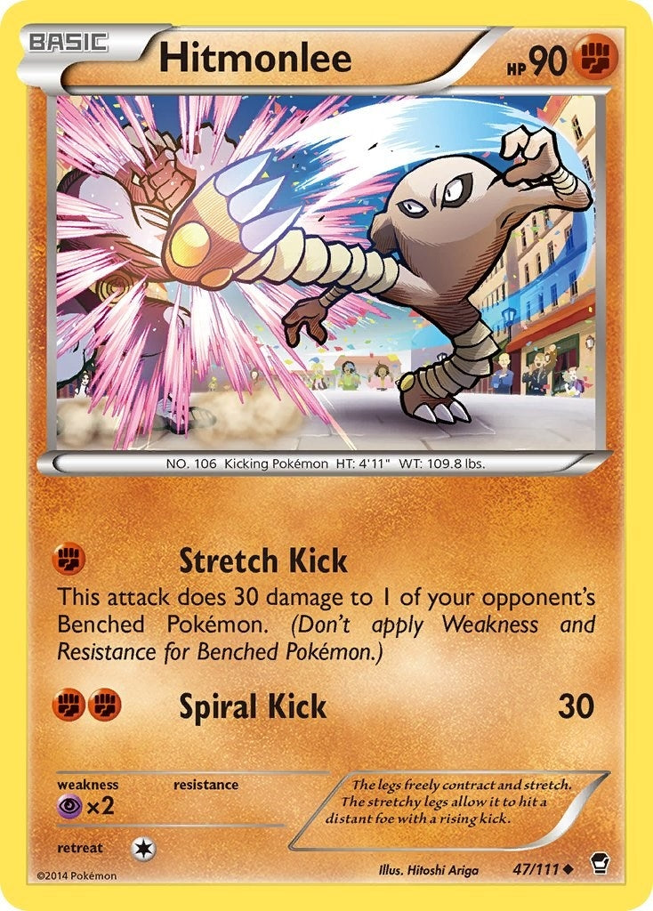 Image for Hitmonlee (47/111) (FFI) - Pokemon