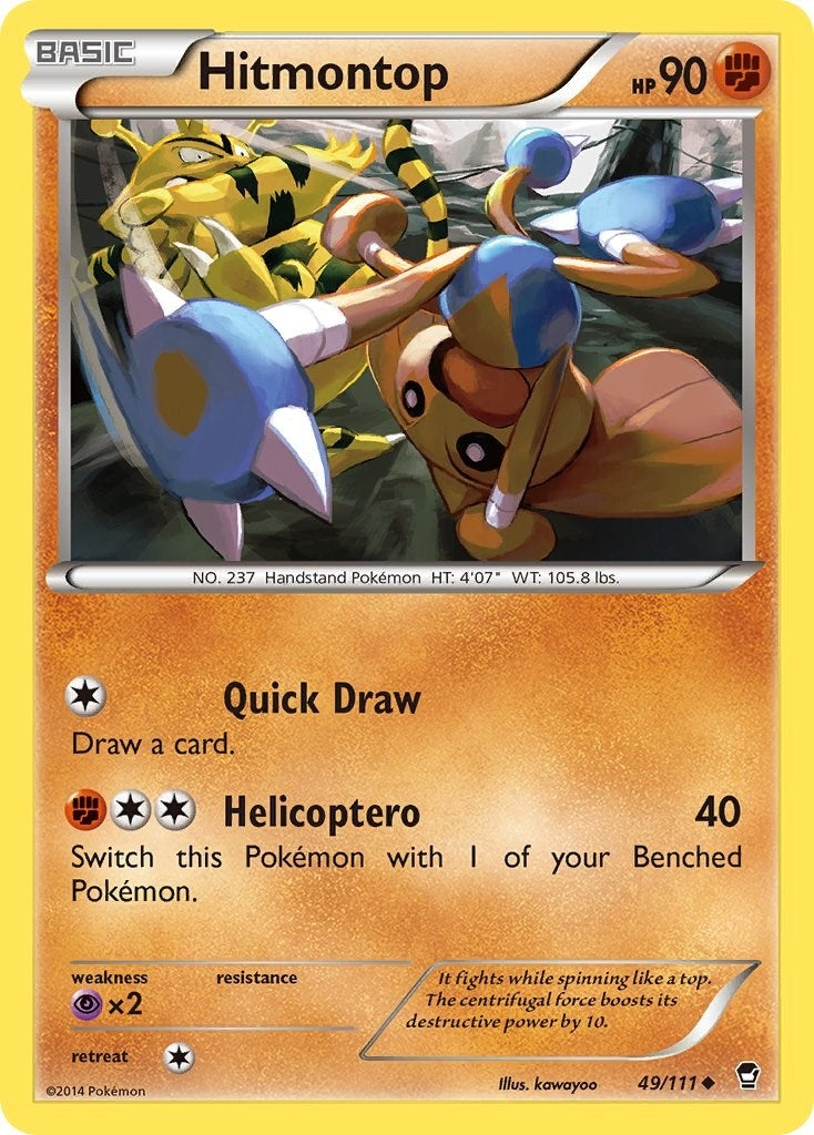 Image for Hitmontop (49/111) (FFI) - Pokemon
