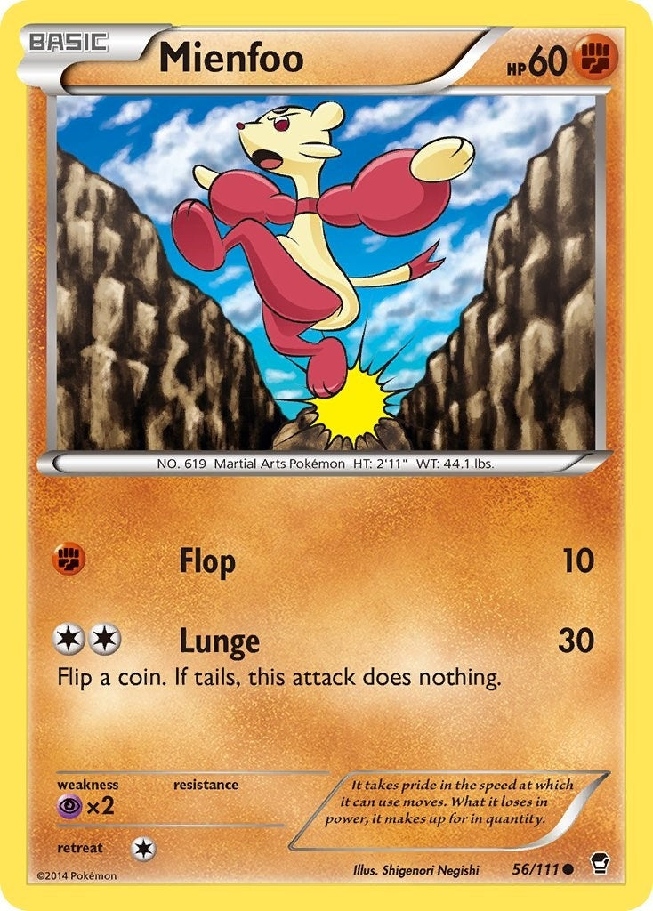 Image for Mienfoo (56/111) (FFI) - Pokemon