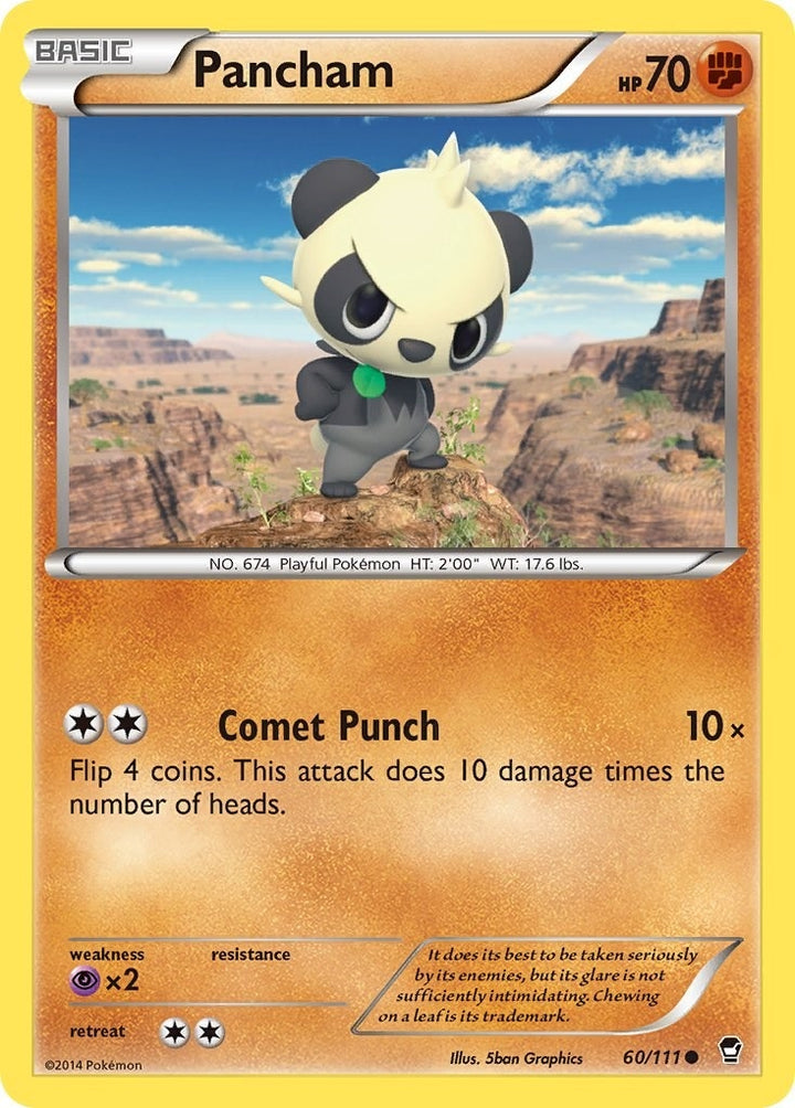 Image for Pancham (60) (60/111) (FFI) - Pokemon