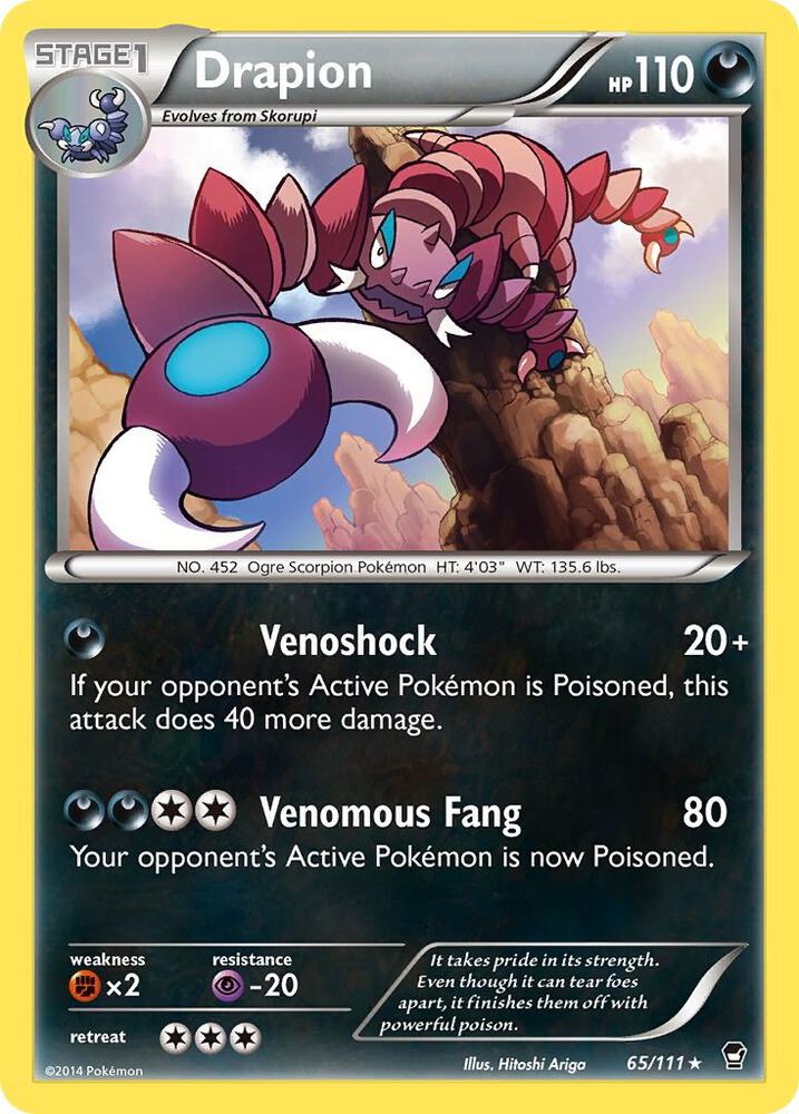 Image for Drapion (65/111) (FFI) - Pokemon