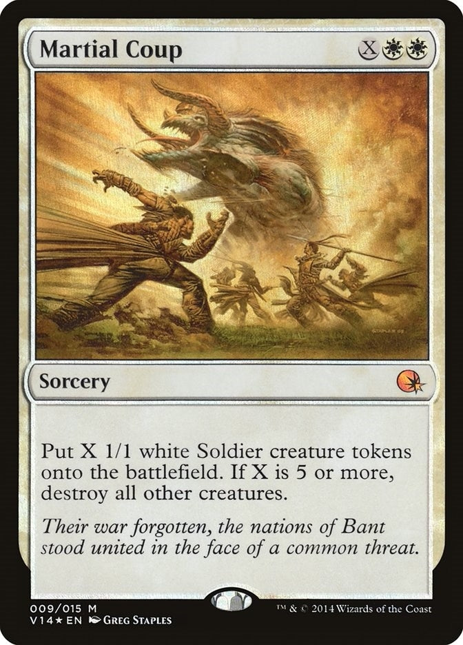 Image for Martial Coup (9) - Magic: The Gathering