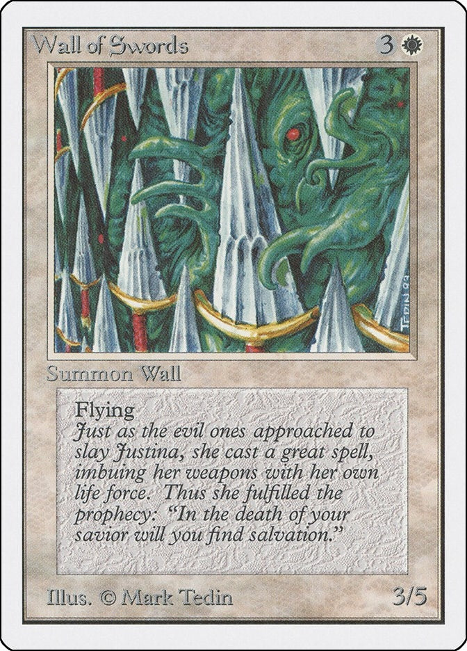 Image for Wall of Swords - Magic: The Gathering