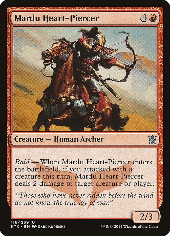 Image for Mardu Heart-Piercer (116) - Magic: The Gathering