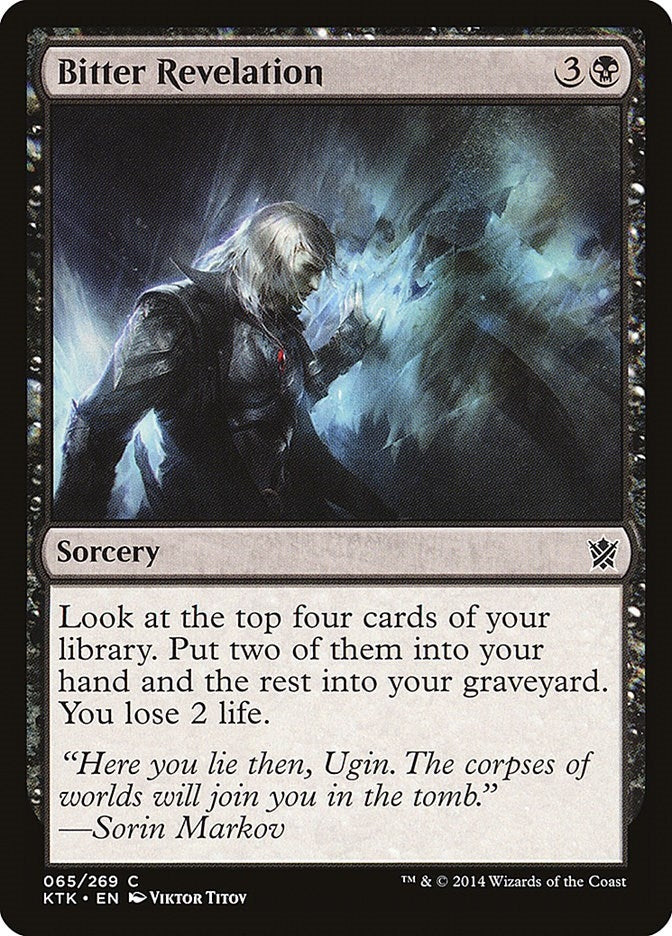 Image for Bitter Revelation (65) (KTK) - Magic: The Gathering