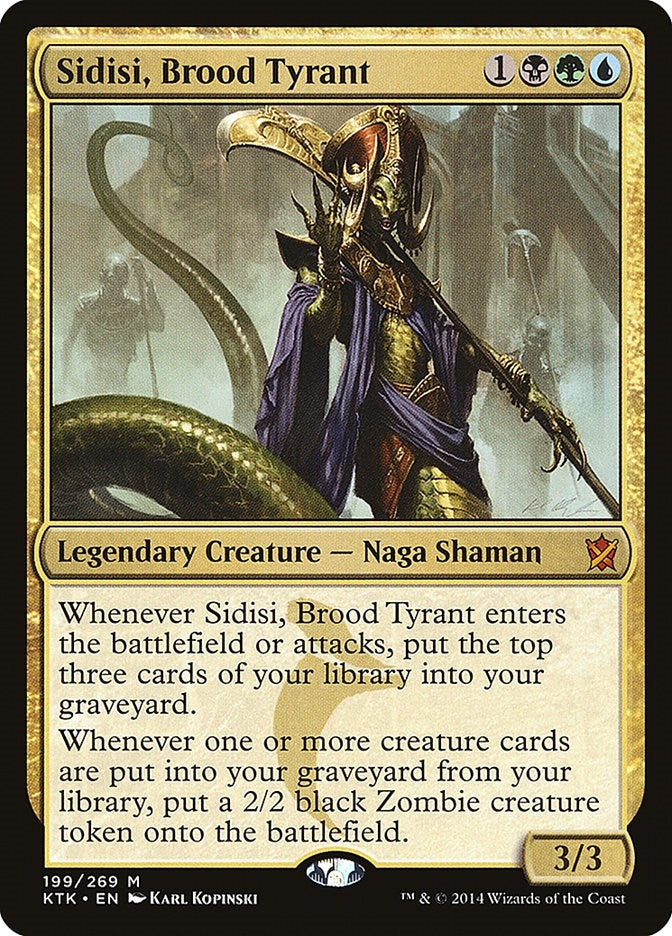 Image for Sidisi, Brood Tyrant (199) (KTK) - Magic: The Gathering