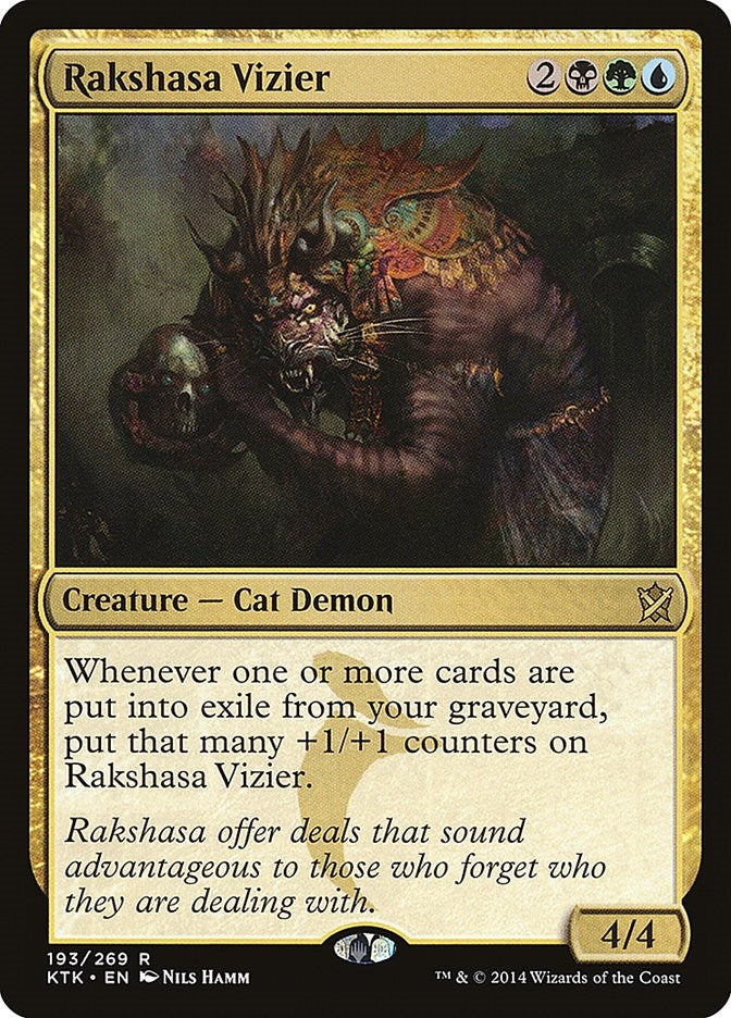 Image for Rakshasa Vizier (193) (KTK) - Magic: The Gathering
