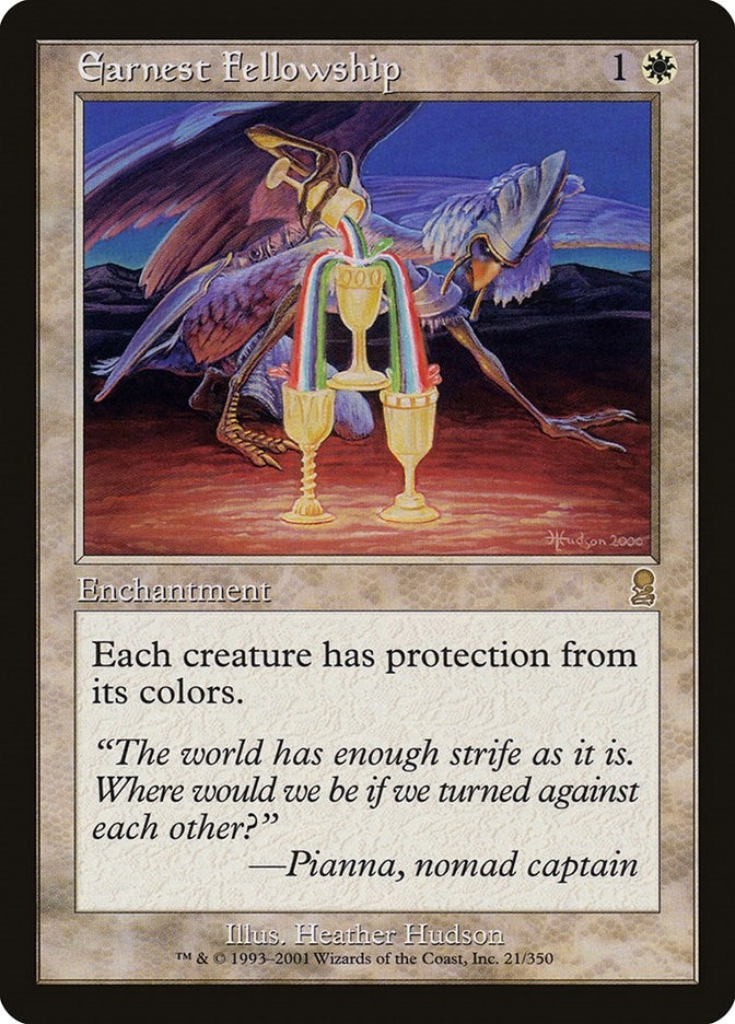 Image for Earnest Fellowship (21) (ODY) - Magic: The Gathering