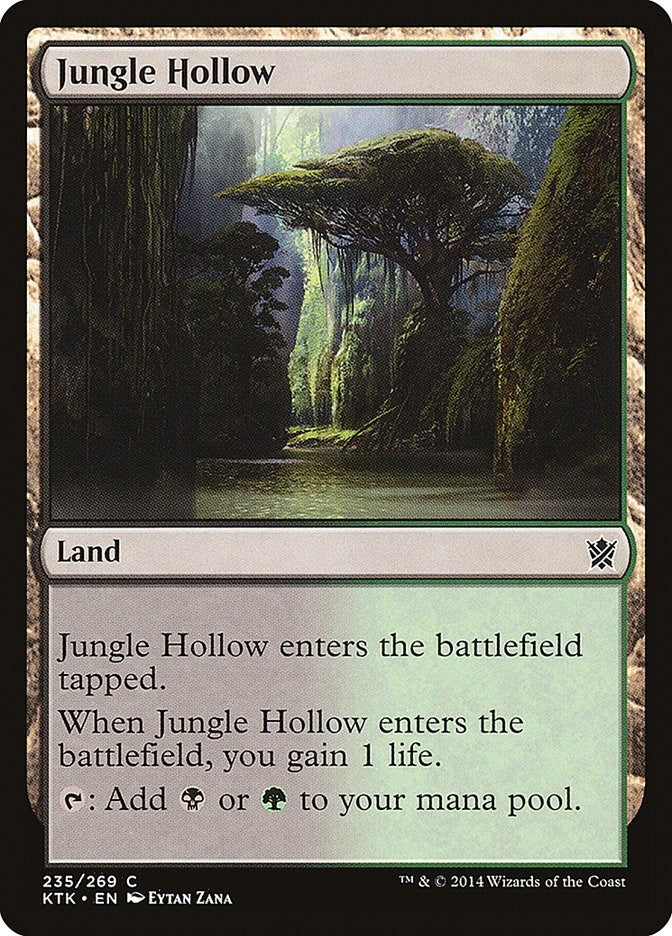 Image for Jungle Hollow (235) (KTK) - Magic: The Gathering
