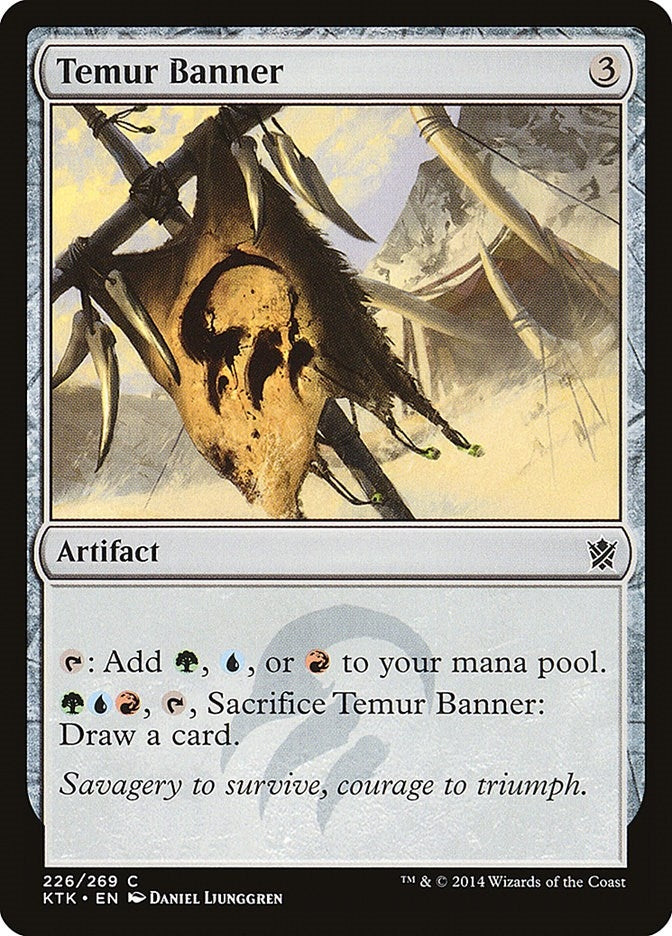 Image for Temur Banner (226) (KTK) - Magic: The Gathering