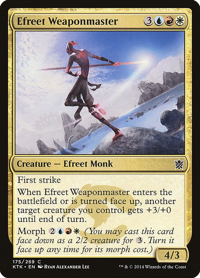 Image for Efreet Weaponmaster (175) - Magic: The Gathering