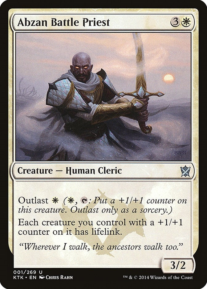 Image for Abzan Battle Priest (1) (KTK) - Magic: The Gathering
