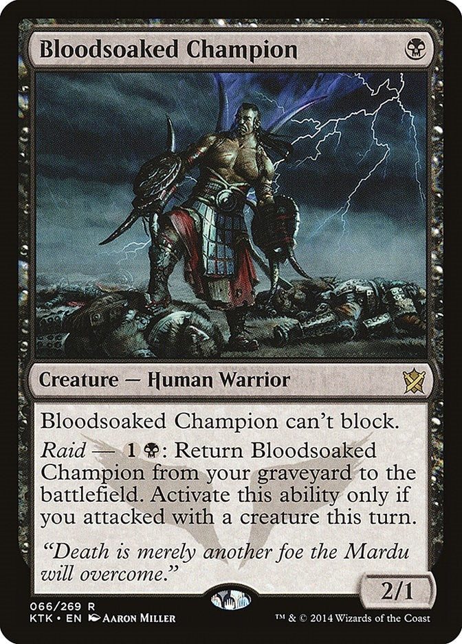 Image for Bloodsoaked Champion (66) - Magic: The Gathering