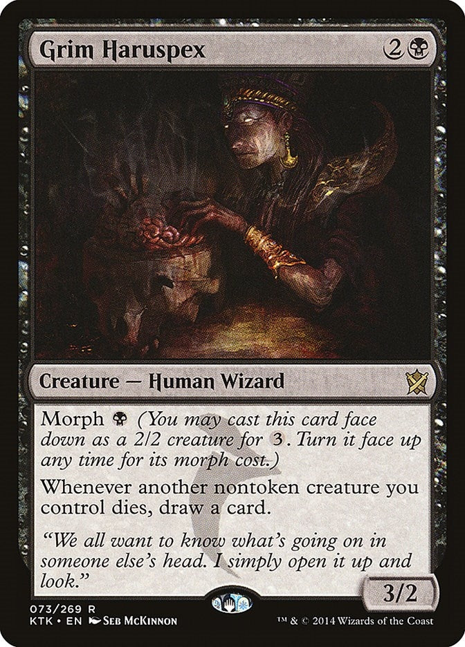 Image for Grim Haruspex (73) (KTK) - Magic: The Gathering