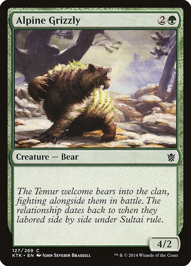 Image for Alpine Grizzly (127) (KTK) - Magic: The Gathering