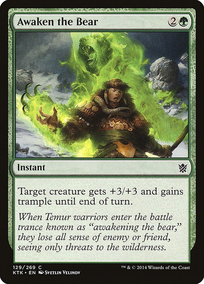 Image for Awaken the Bear (129) - Magic: The Gathering
