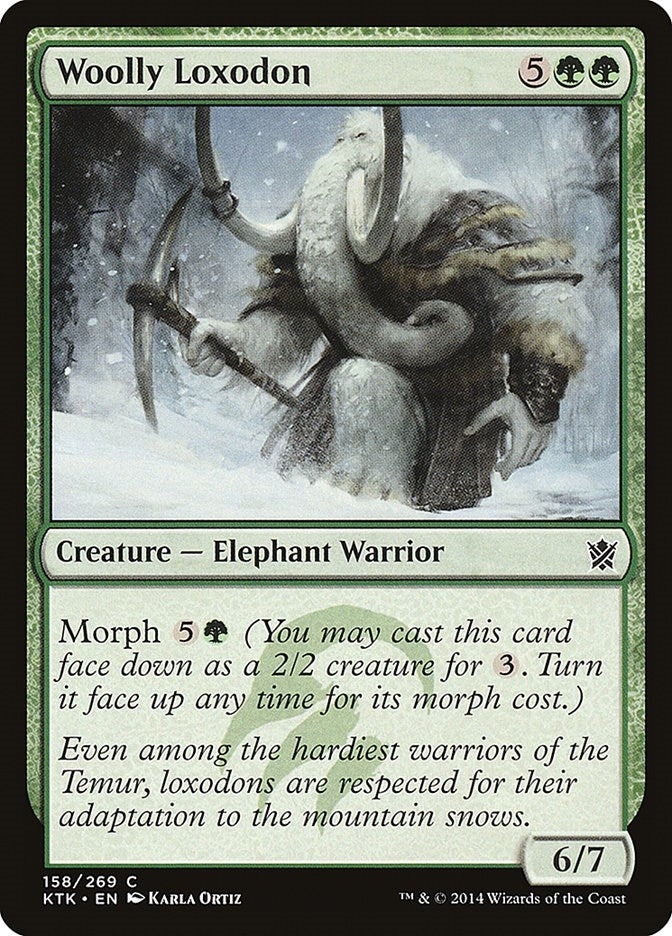 Image for Woolly Loxodon (158) - Magic: The Gathering