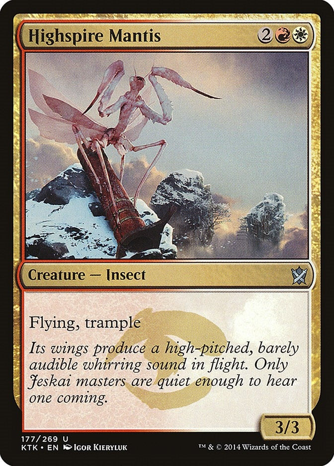 Image for Highspire Mantis (177) - Magic: The Gathering