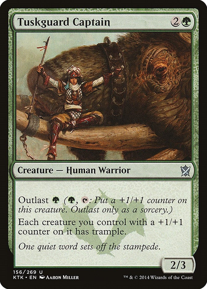 Image for Tuskguard Captain (156) (KTK) - Magic: The Gathering