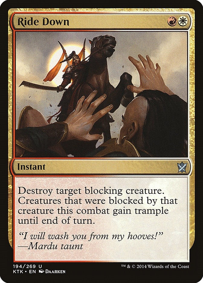 Image for Ride Down (194) (KTK) - Magic: The Gathering