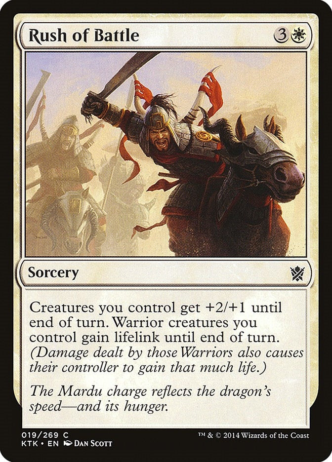 Image for Rush of Battle (19) - Magic: The Gathering