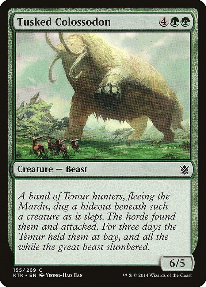 Image for Tusked Colossodon (155) (KTK) - Magic: The Gathering