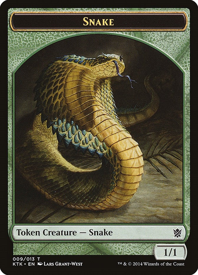 Image for Snake Token (9) (KTK) - Magic: The Gathering