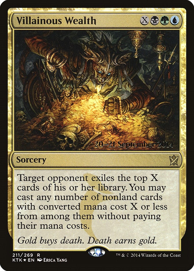 Image for Villainous Wealth (211) - Magic: The Gathering